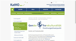 Desktop Screenshot of gentra.katho-nrw.de